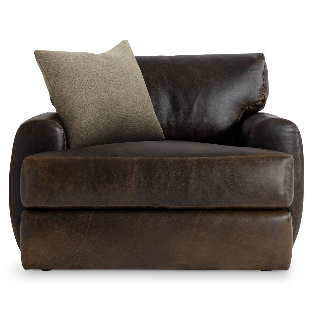 Cameron Leather Swivel Chair