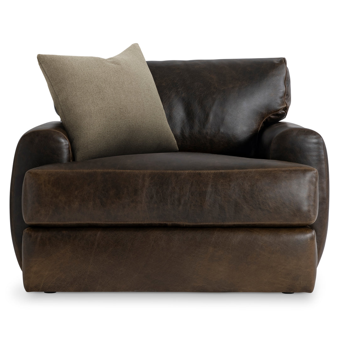 Cameron Leather Swivel Chair