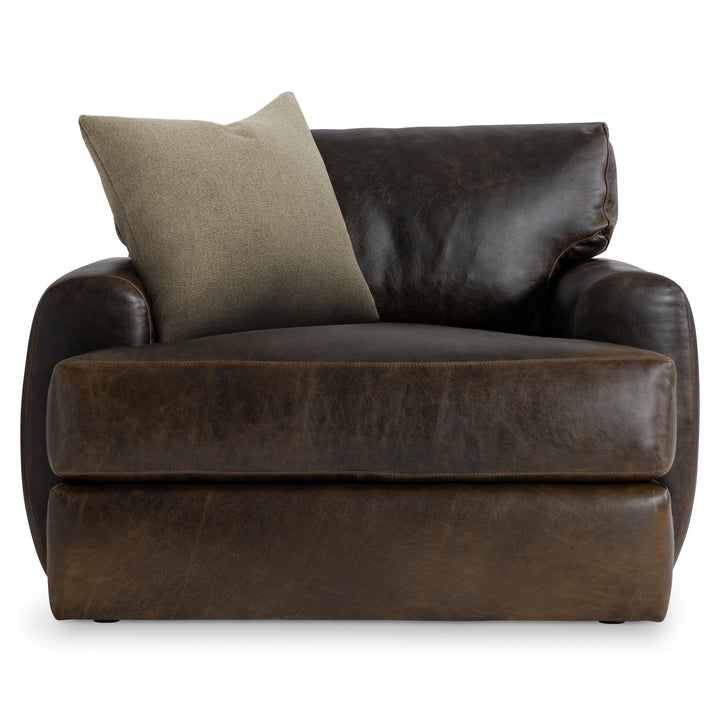 Cameron Leather Swivel Chair