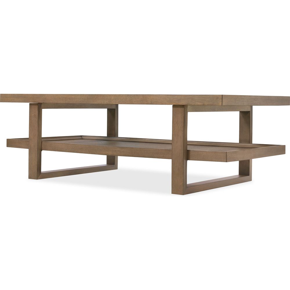 Sonnet Rectangle Cocktail Table - Medium Wood