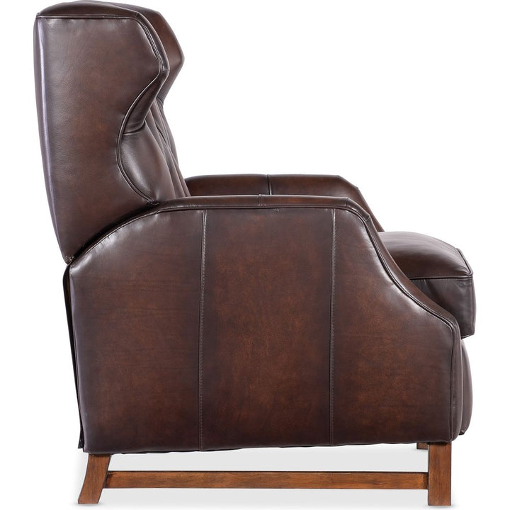 Henderson Press Back Recliner - Dark Brown