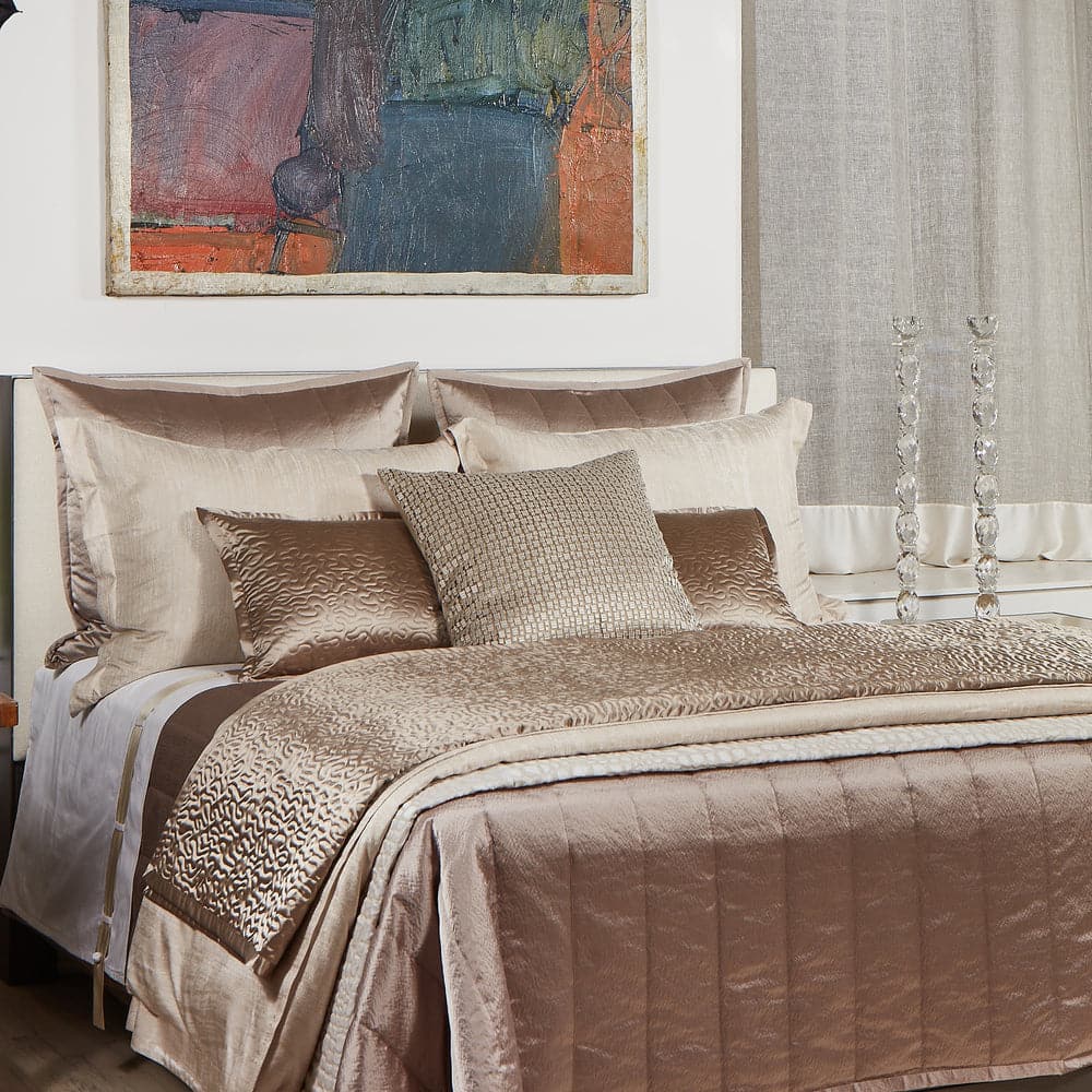Hammered Quilted Coverlet-Ann Gish-ANNGISH-COHQK-TAU-BeddingTaupe-2-France and Son
