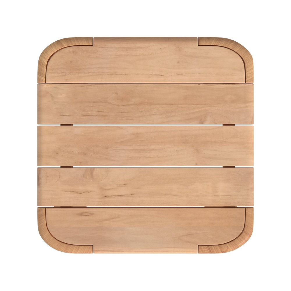 Outdoor Side Tables Natural Teak End Table