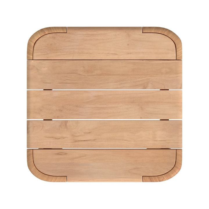 Outdoor Side Tables Natural Teak End Table