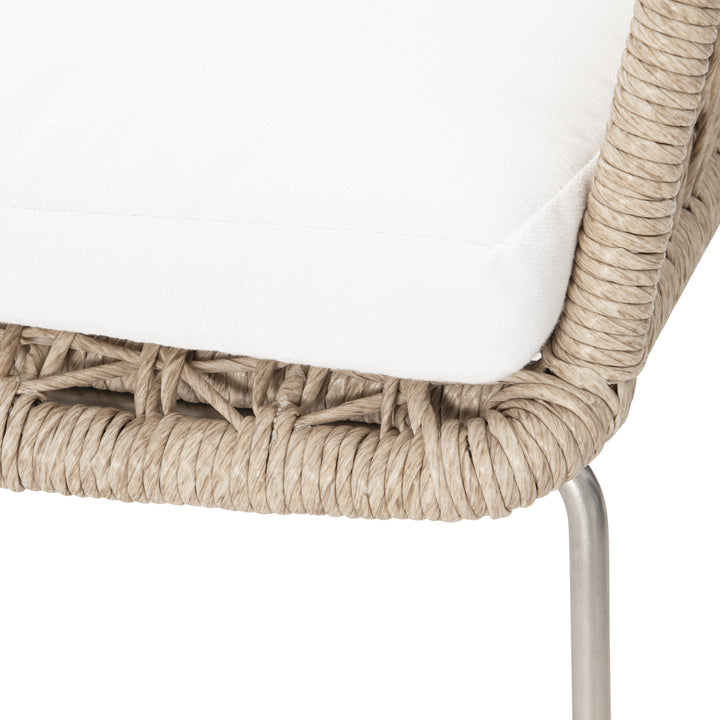 Carmel Outdoor Arm Chair with Seat Pad - Quick Ship