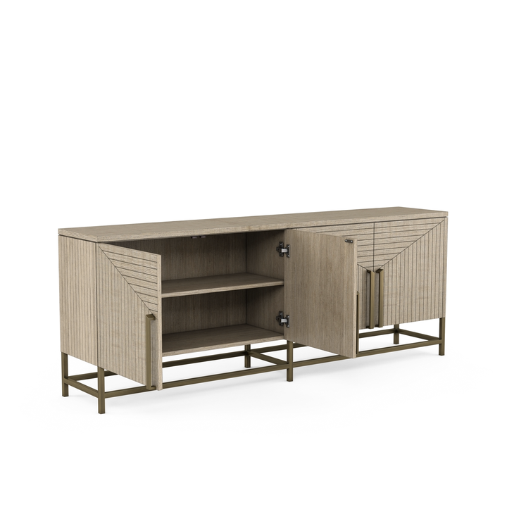 North Side Entertainment Console - Brown