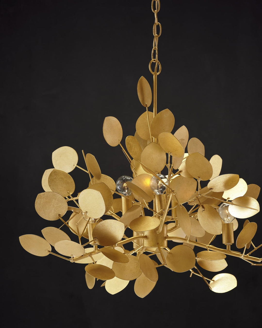 Chandeliers Lunaria Large Gold Chandelier