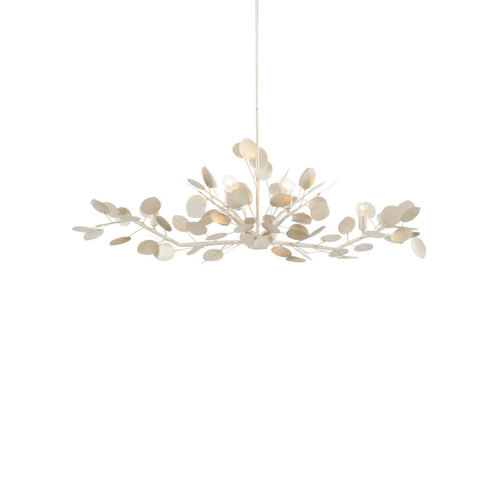 Lunaria Silver Oval Chandelier