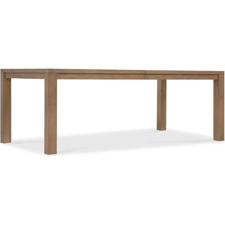 Dining Tables Sonnet Rectangle Dining Table with One 18-inch Leaf - Medium Wood