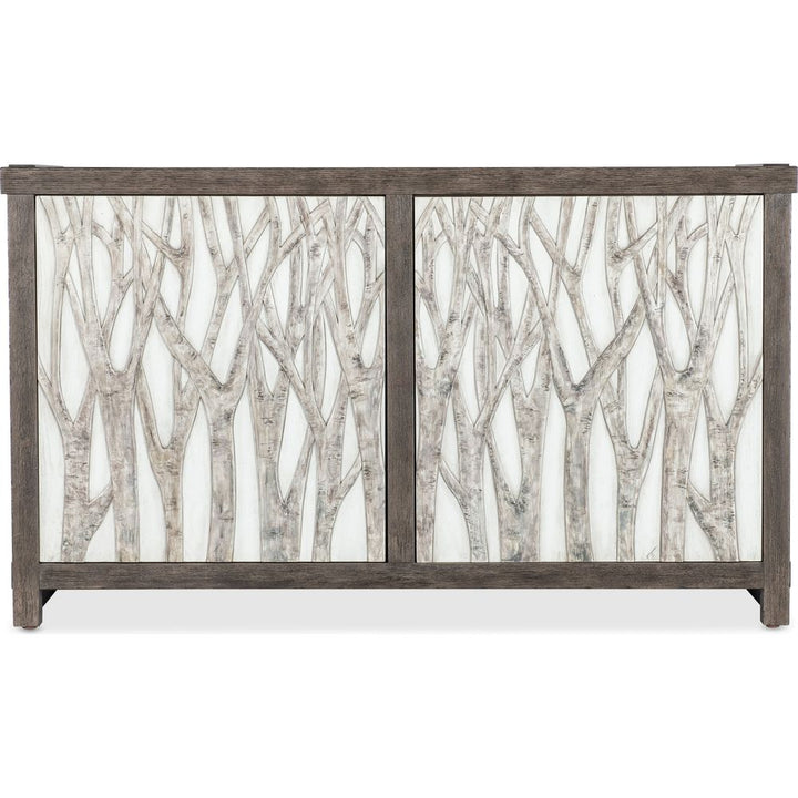 Sideboards & Credenzas Commerce & Market Aspen Grove Door Chest - Dark Wood