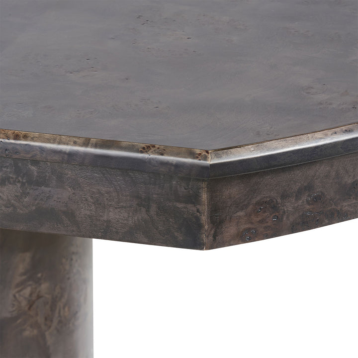 Harriet Dining Table, Arabica Burl
