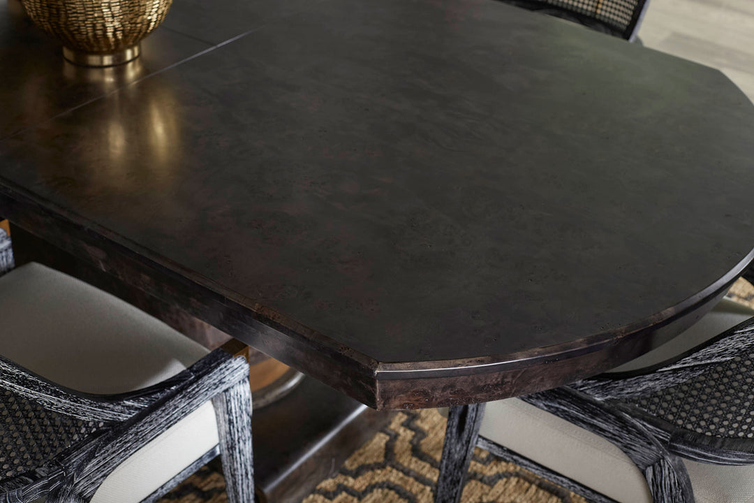 Harriet Dining Table, Arabica Burl