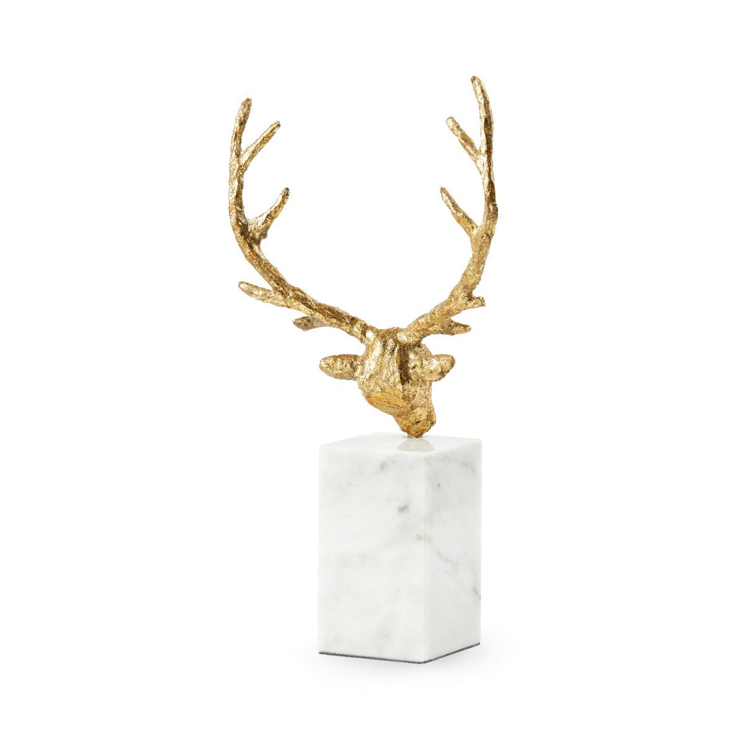 Hart Statue, Gold Leaf