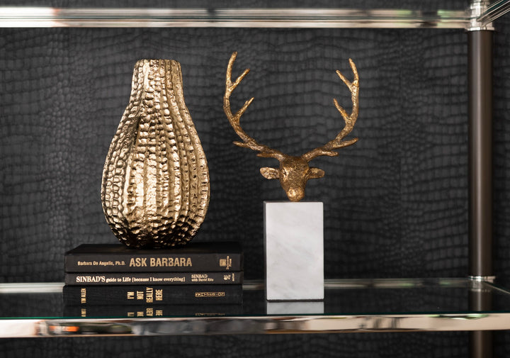 Hart Statue, Gold Leaf