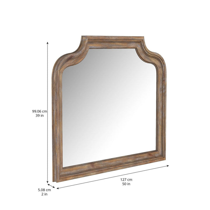 Architrave Mirror - Brown