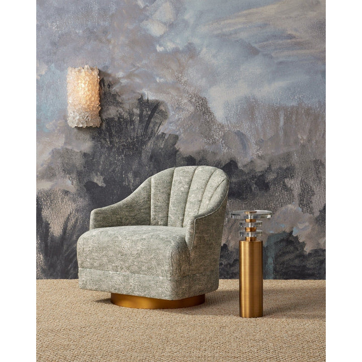 Inga Swivel Chair, Cindaria Celadon