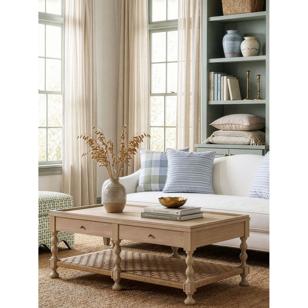 Haven Rectangular Cocktail Table — Sun Oak