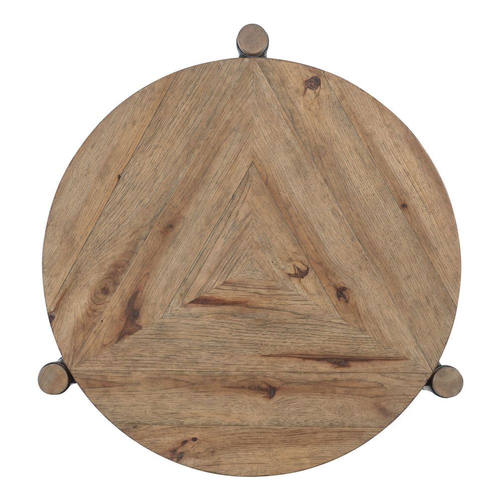 Terrace Row Round End Table - Light Wood