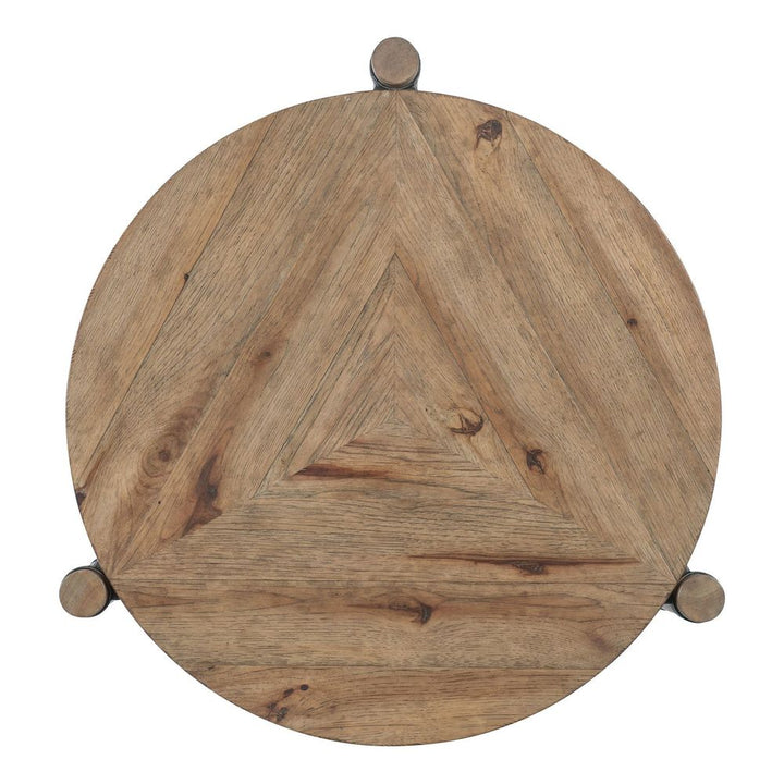 Terrace Row Round End Table - Light Wood