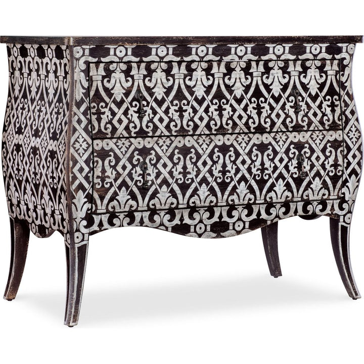 Dressers & Chests Americana Two-Drawer Bombay Accent Chest - Blacks