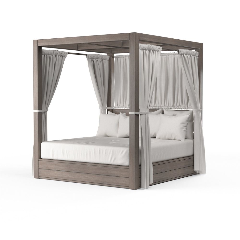 Outdoor Daybeds Laguna Resort King Daybed in Canvas Flax