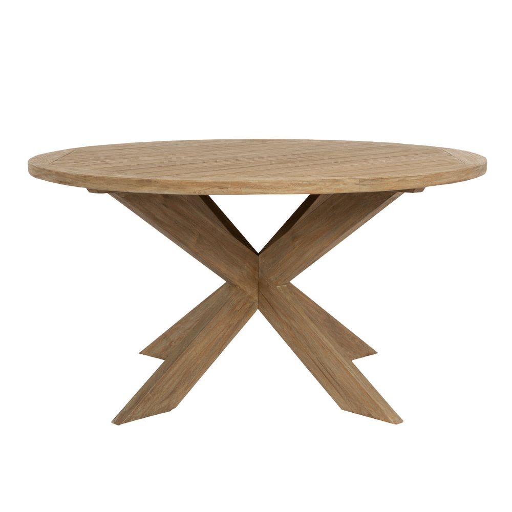 Outdoor Dining Tables Coastal Teak 56" Round Dining Table