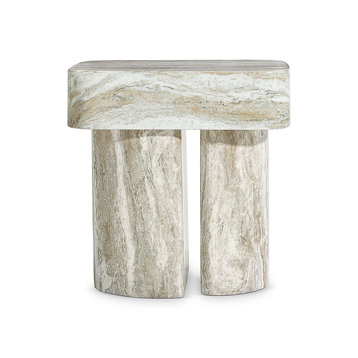 Arcadia Faux Stone Nightstand