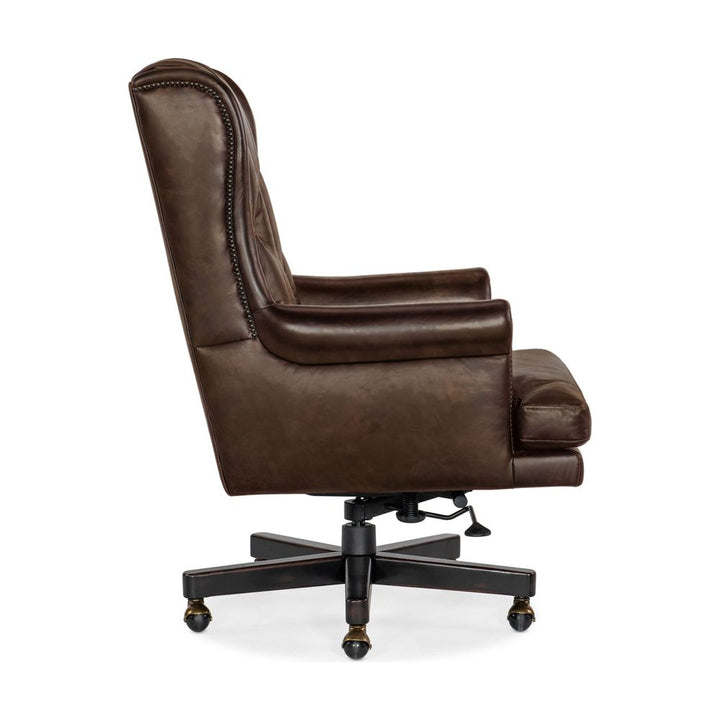 Theodore Executive Swivel Tilt Chair - Brown
