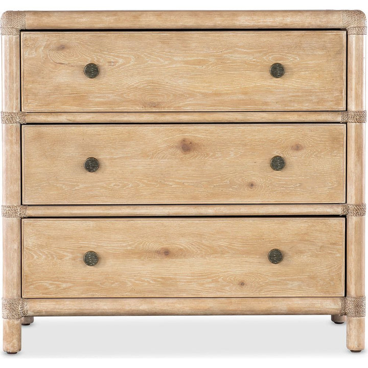 Nightstands Retreat Pole Rattan Nightstand - Light Wood