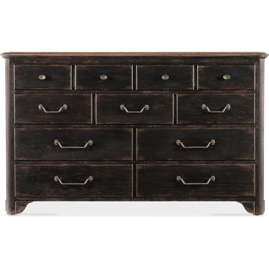 Dressers & Chests Americana 11-Drawer Dresser - Blacks