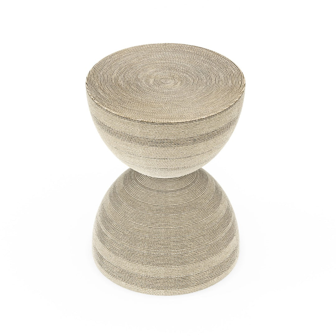 Cotiere Round End Table - Beige