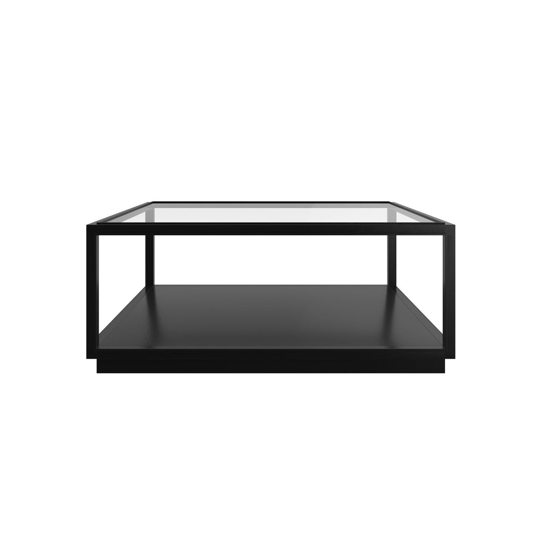 Glaze Square Cocktail Table Onyx