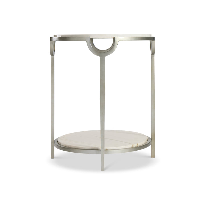 Morello Oval Metal End Table