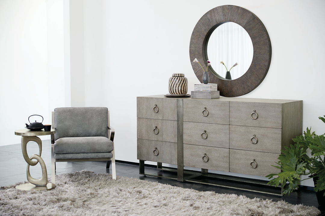 Linea Pedestal Side Table