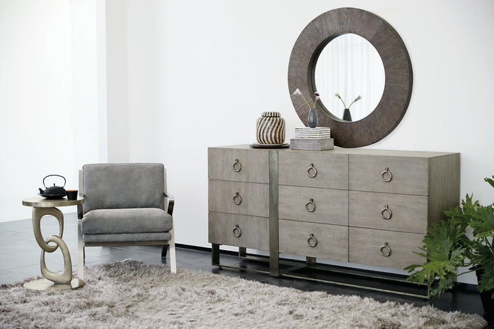 Linea Pedestal Side Table
