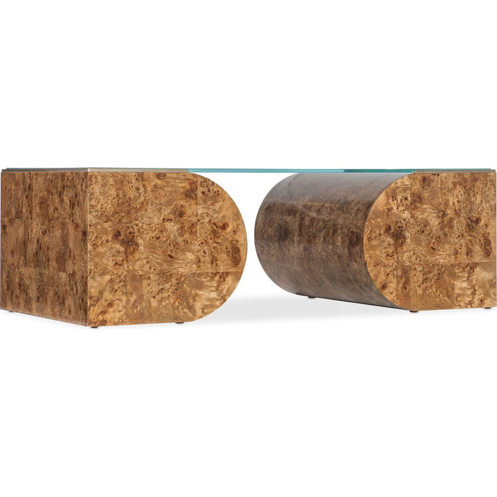 Coffee Tables Melange Burlesque Coffee Table - Medium Wood