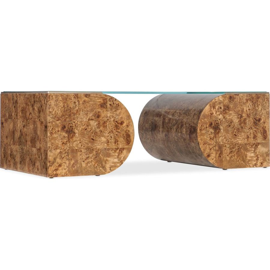 Coffee Tables Melange Burlesque Coffee Table - Medium Wood