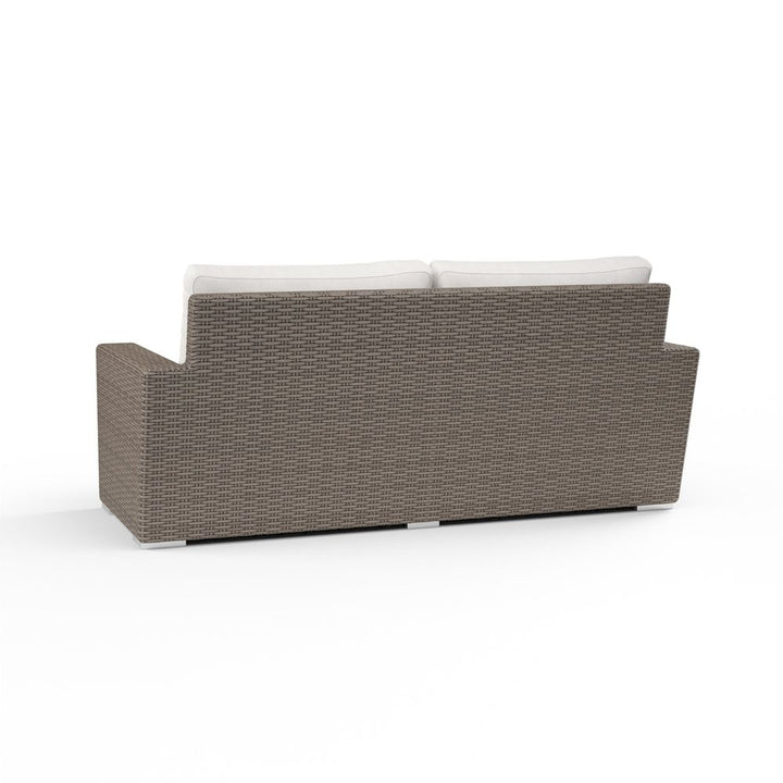 Outdoor Sofas and Sectionals Coronado Loveseat in Canvas Flax w/ Self Welt