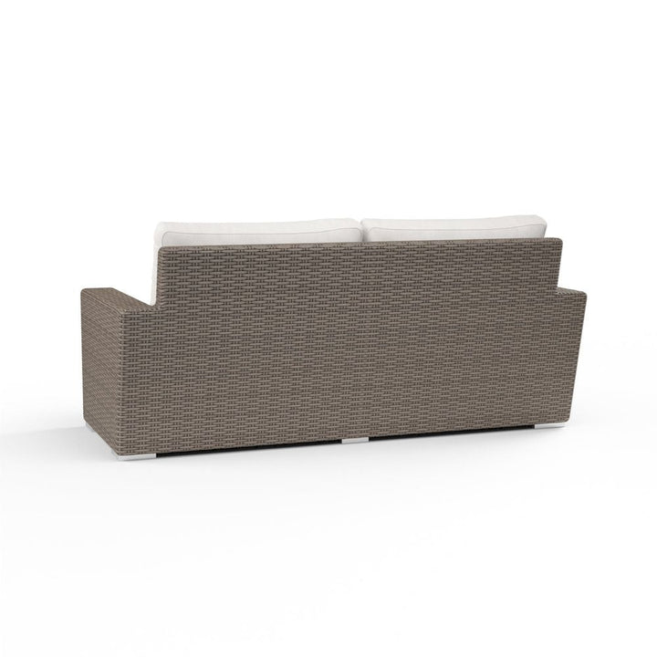 Outdoor Sofas and Sectionals Coronado Loveseat in Canvas Flax w/ Self Welt