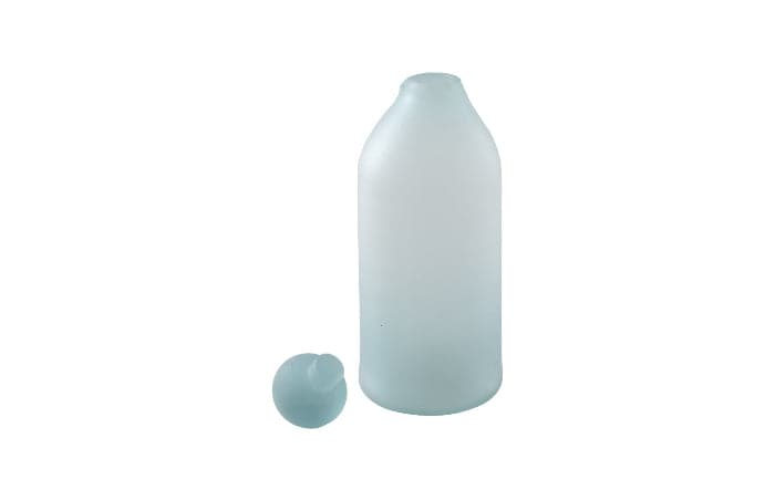 Frosted Glass Bottle, Small / Medium-Phillips Collection-PHIL-ID66325-Decorative ObjectsSmall-2-France and Son