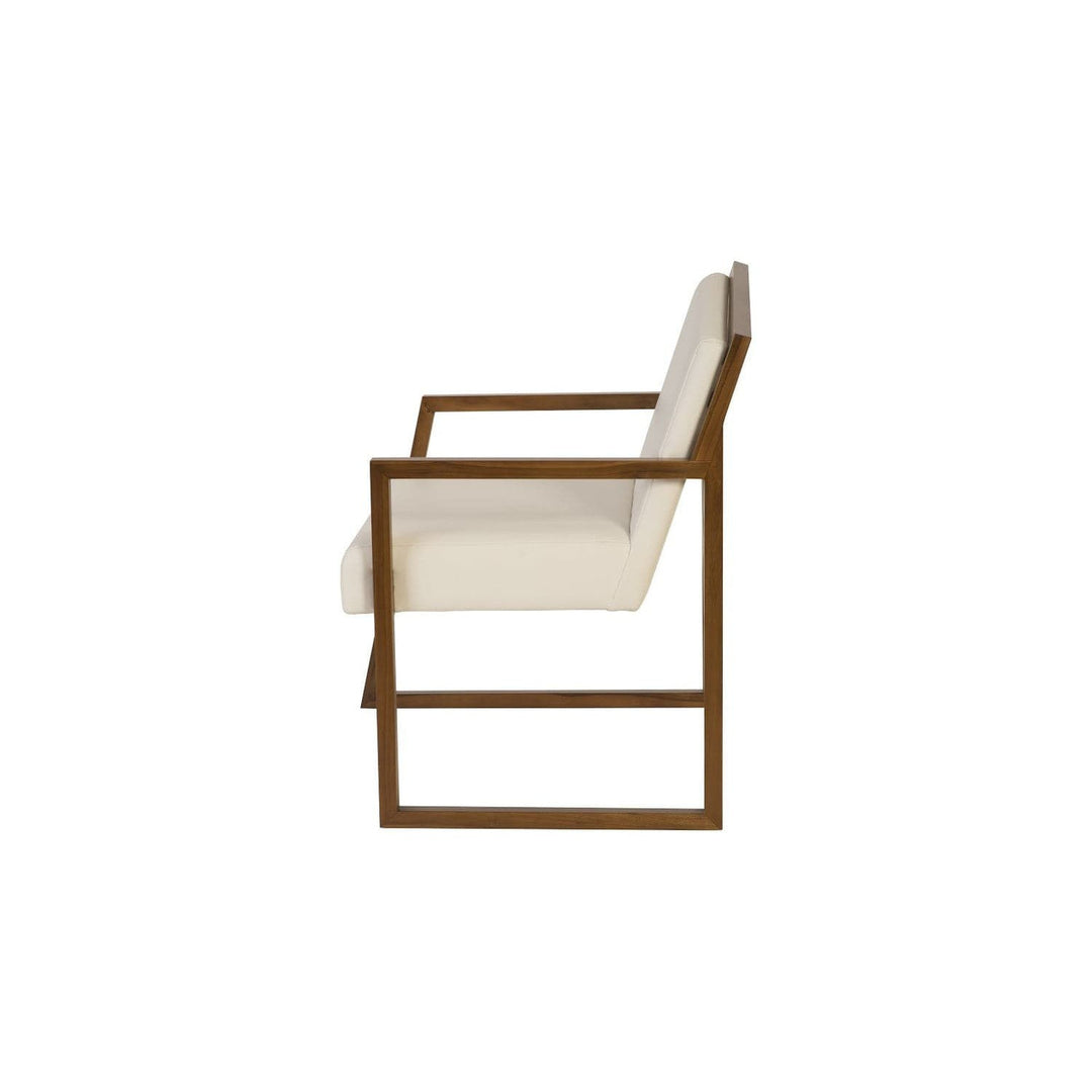 Ladder Slant Arm Chair-Phillips Collection-PHIL-ID94277-Lounge ChairsBrown/White - Right-4-France and Son