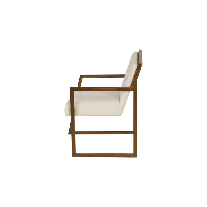 Ladder Slant Arm Chair-Phillips Collection-PHIL-ID94277-Lounge ChairsBrown/White - Right-4-France and Son