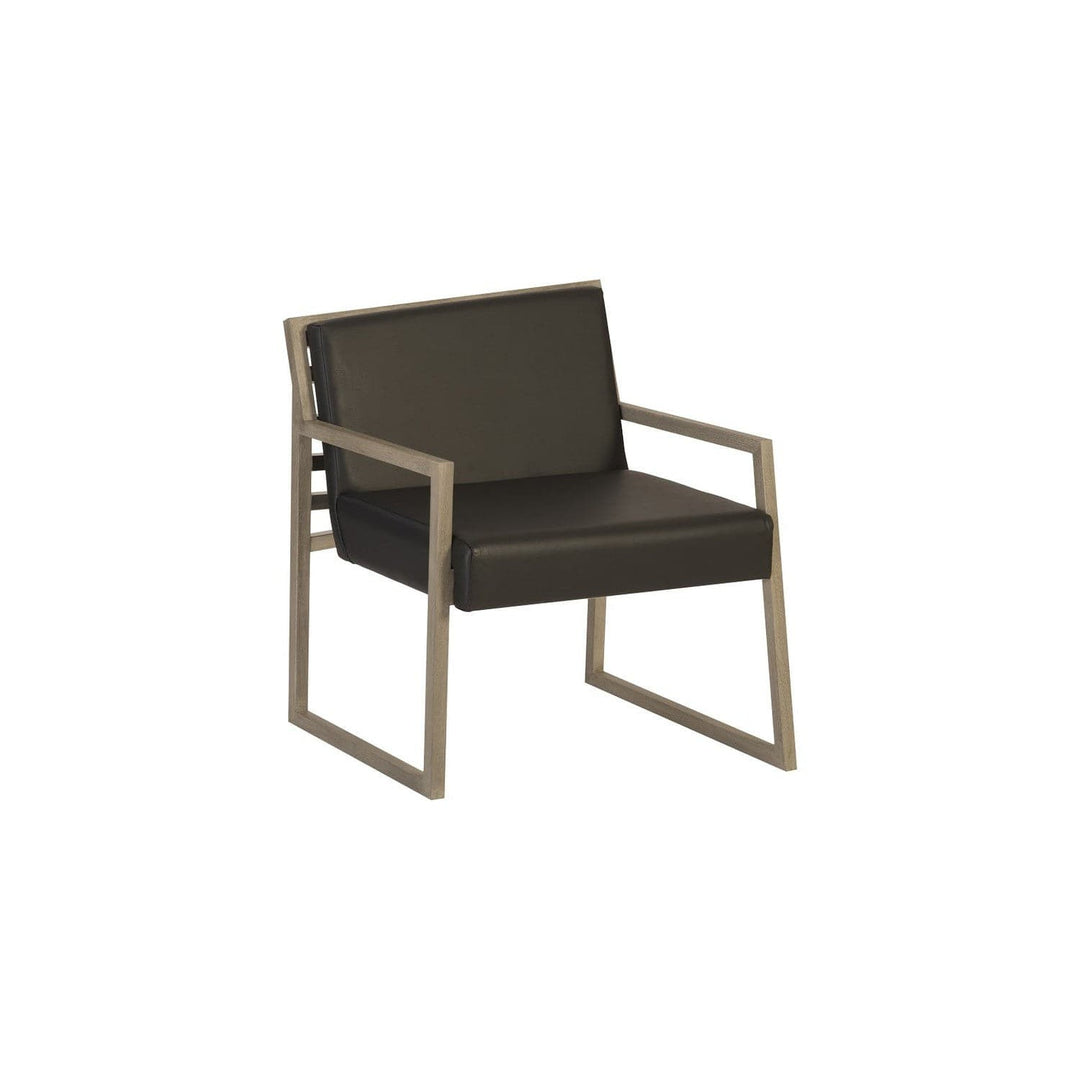 Ladder Slant Arm Chair-Phillips Collection-PHIL-ID94277-Lounge ChairsBrown/White - Right-7-France and Son