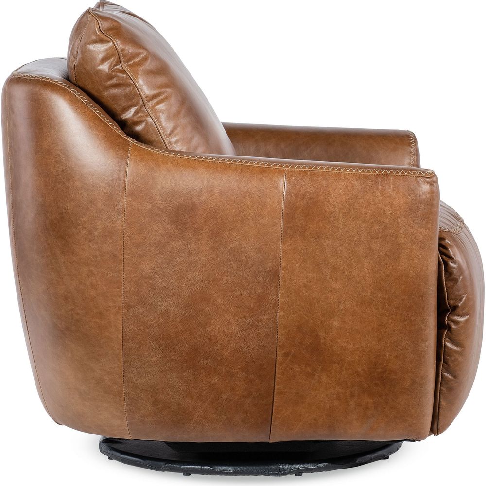 Beau Swivel w/Power Footrest - Brown