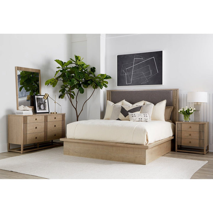 North Side Queen Panel Bed - Brown