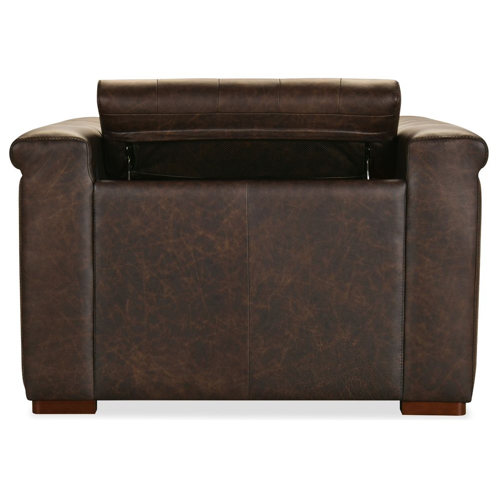 Lounge Chairs: Recliners Vanguard Deux Power Recliner with Power Headrest - Brown