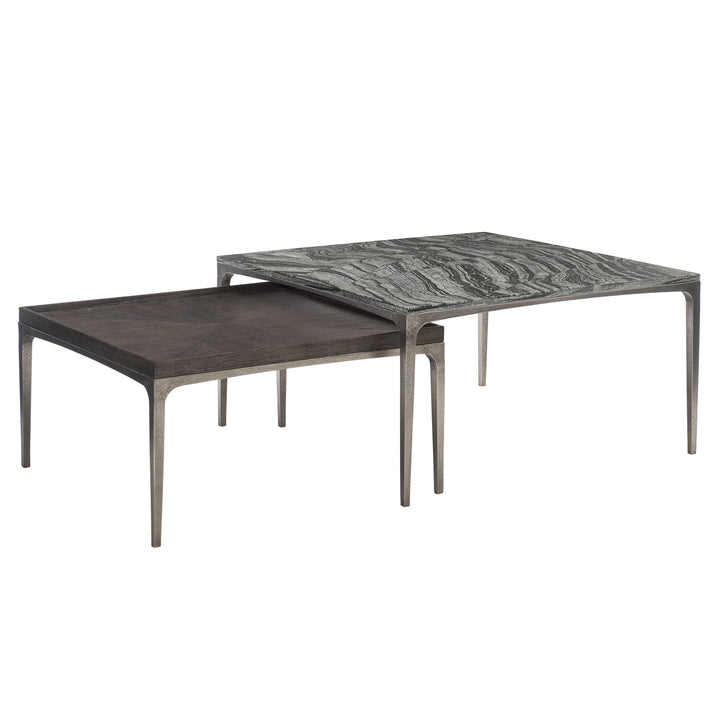 Strata Charcoal Cocktail Table