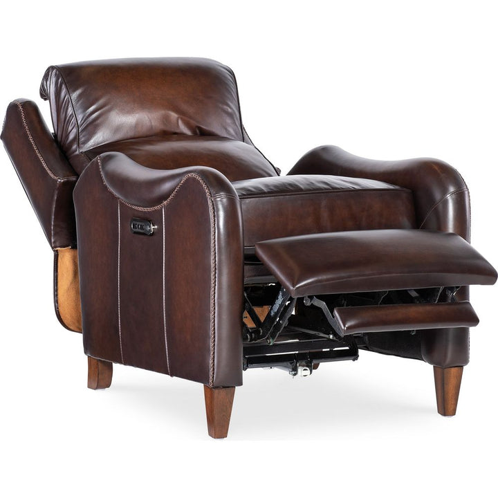 Lounge Chairs: Recliners Carrington Power Recliner w/Power Headrest - Dark Brown