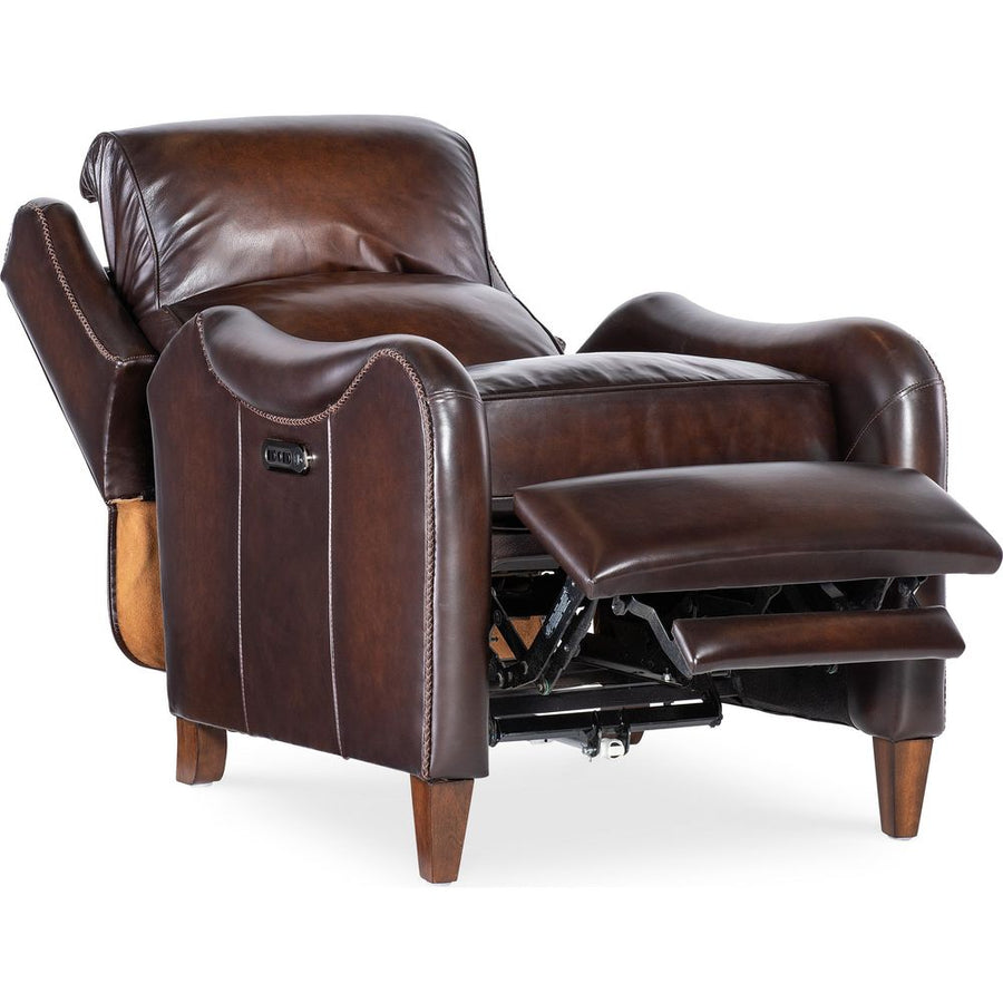 Lounge Chairs: Recliners Carrington Power Recliner w/Power Headrest - Dark Brown