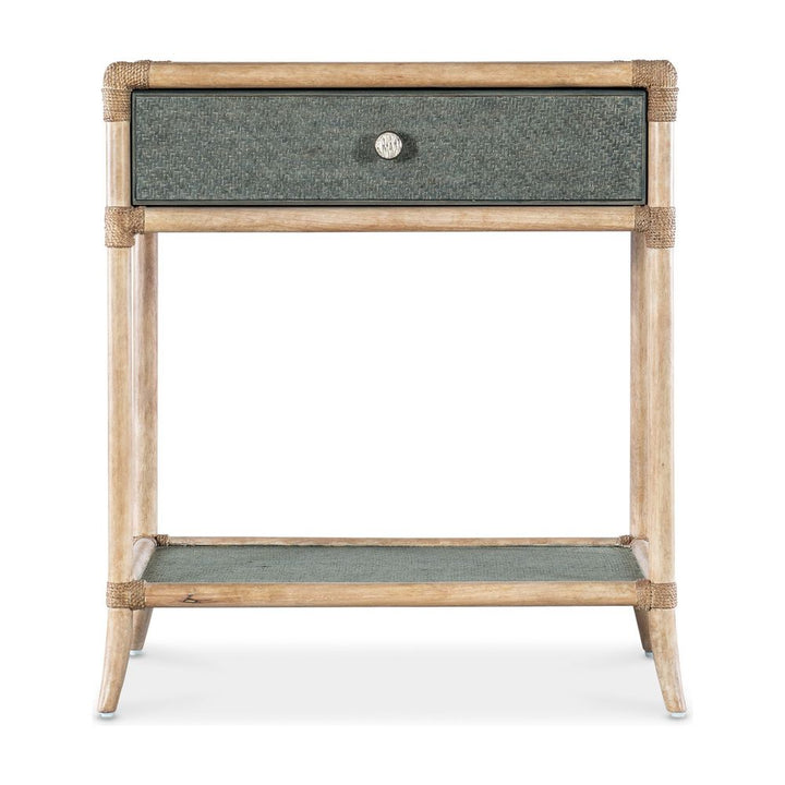 Nightstands Solace Pole Rattan Bedside Table - Blues